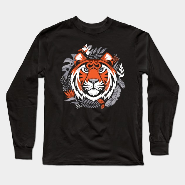 Welcome to the Jungle! Long Sleeve T-Shirt by Lucie Rice Illustration and Design, LLC